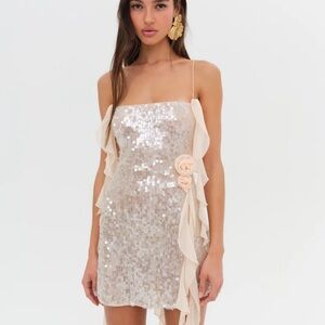 For Love And Lemons Sydney Sequin Mini Dress
